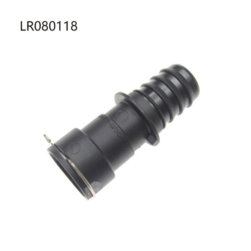 Radiator Water Pipe Fitting LR080118 Plastic Hose Joint with Flanged Coupling for Cooling System Service, Routine Repair, and Part Renewal