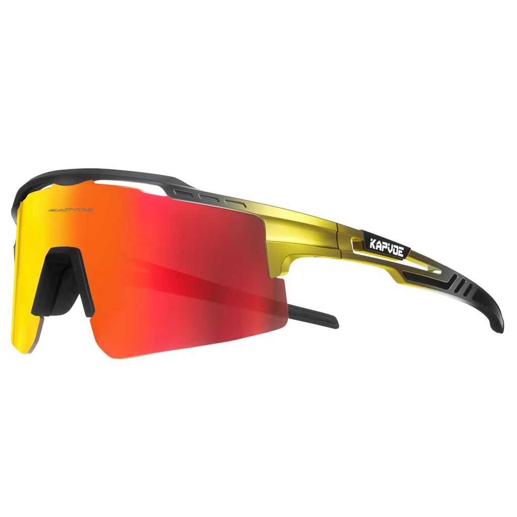 Kapvoe Fashion Cycling Glasses Man Bike Sunglasses Retro MTB Riding Skating UV400 Fishing Goggles Woman Bicycle Eyewear Driving