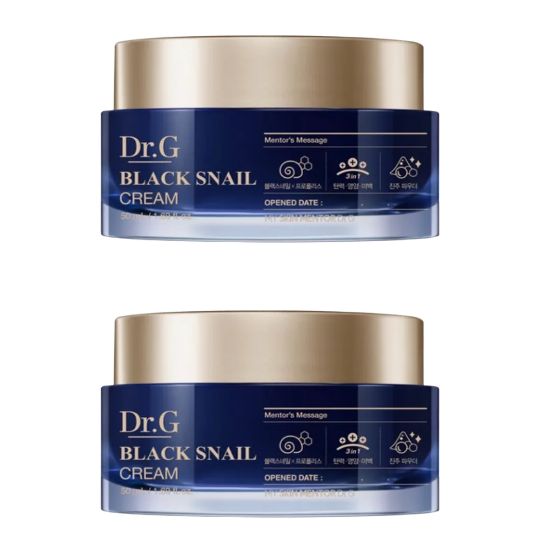 

Dr.G Black Snail Cream Duo Set 50ml × 2 | Anti-Aging & Brightening Moisturizer