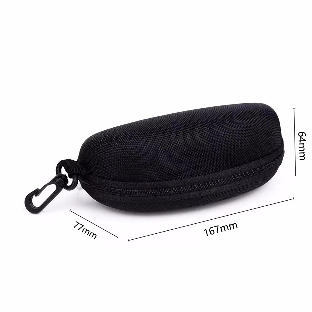 EVA Glasses Box Sunglasses Case Spectacle Case Eyeglass Box Hard Case with Lanyard Zipper with Hook Eyewear Bag Accessories