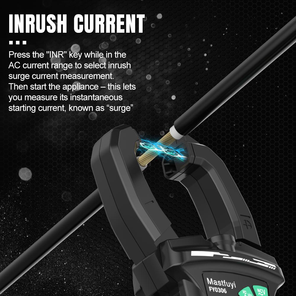 600A Intelligent Anti-Burn Digital Clamp Meter AC/DC Measurement, Multimeter for Electrical Testing & Automotive Repair