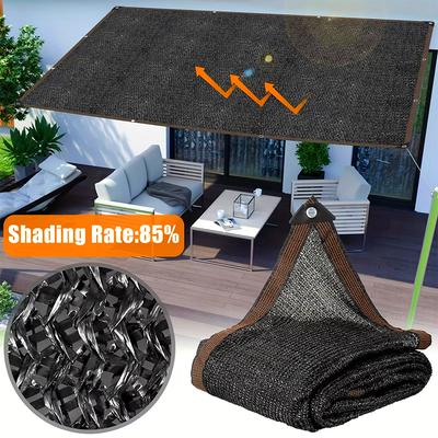 1 ks Stínicí tkanina odolná proti UV záření Zatemňovací zahradní síťovina Odolná černá stínicí síť Odolná terasová stínicí síť