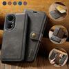Huawei P50 Pro Magnetic Card Holder Cowhide-Feel Protective Case