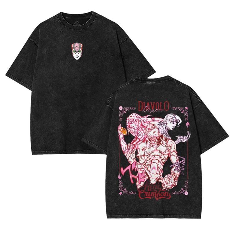 Adventure T Shirt For Men's Clothing Gothic Fashion Y2k Washed Oversized T-shirt Short Sleeve Cotton Tees Tops