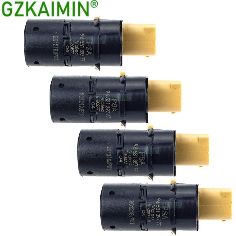 SET 4  PSA 9653139777 9649186580 9643326380 PDC Parking Sensor For Peugeot for Citroen for Renault 307 308 SW CC  .