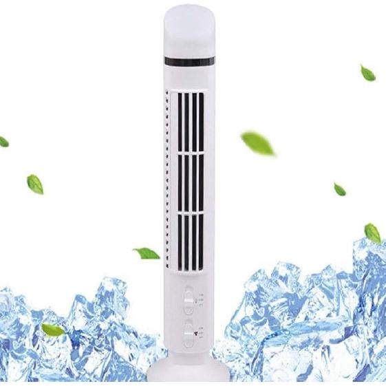 Yosoo Tower Fan, Mini Bladeless Tower Fan 90 Degree Oscillating Quiet Desktop Standing Powerful Indoor Room Household Electric Portable USB Desk Fan