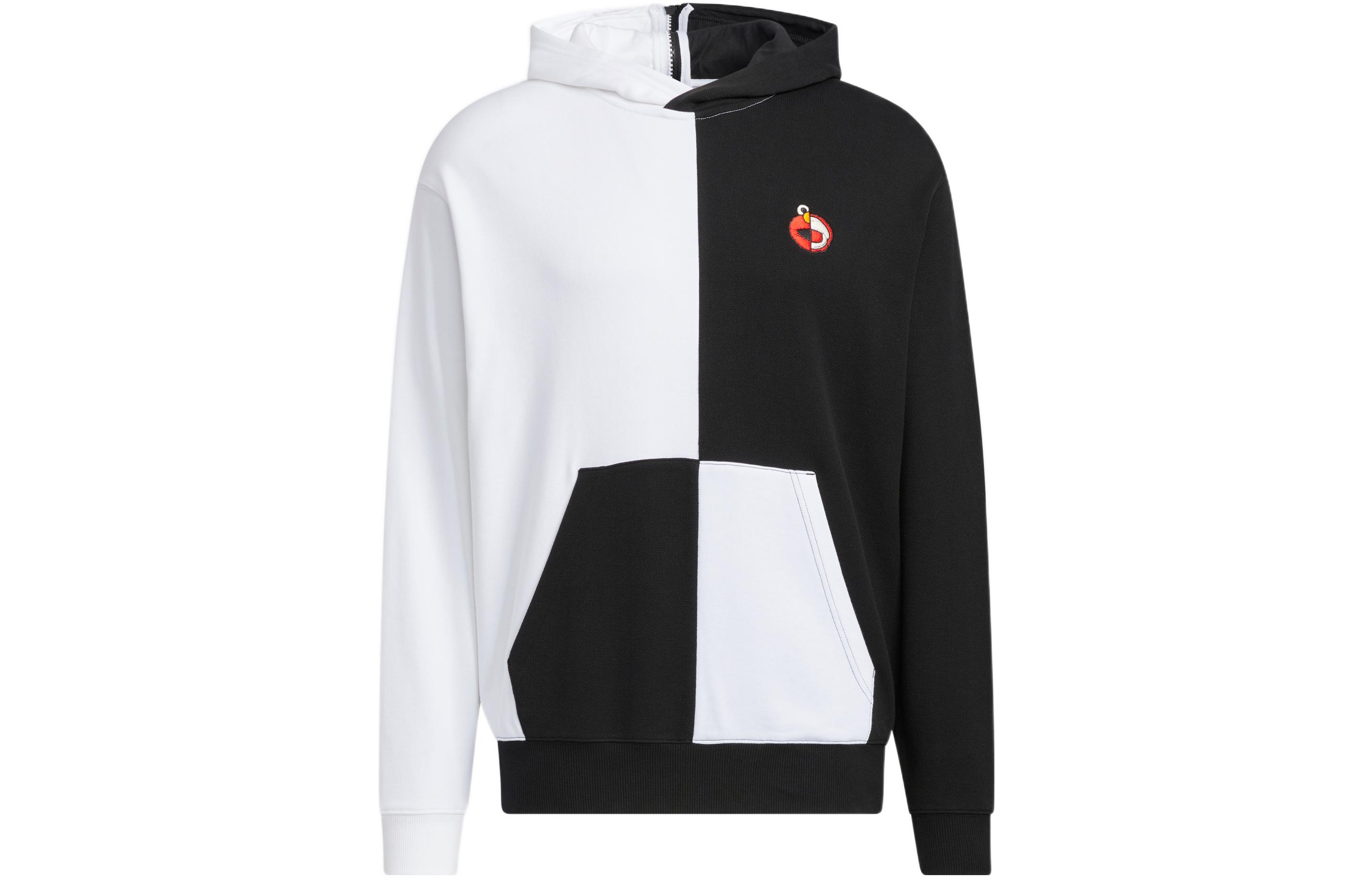 Adidas Neo X SESAME STREET Sweatshirts Unisex Black White Hooded Moderate Regular HM9939 M