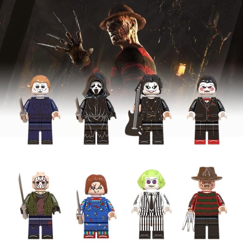 Wm6075 Halloween Themed Scary Mini Figure Bagged Kids Toy Building Blocks Set