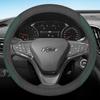 Leather Car Steering Wheel Cover for Chevrolet Aveo Onix S10 Max Spin Equinox Sail Trax Groove Captiva 2025 Accessories