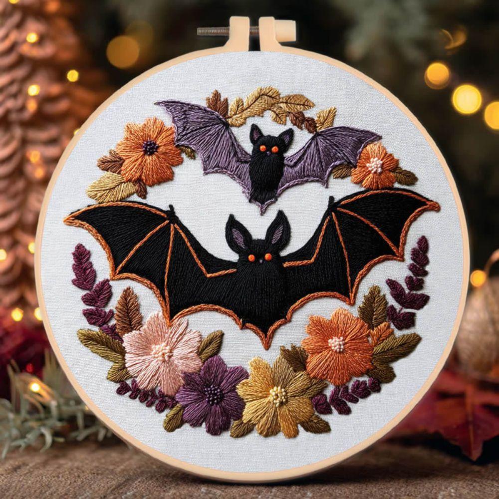 English Instructions DIY Embroidery Kit Beginner Friendly Halloween Embroidery Home Craft Activity