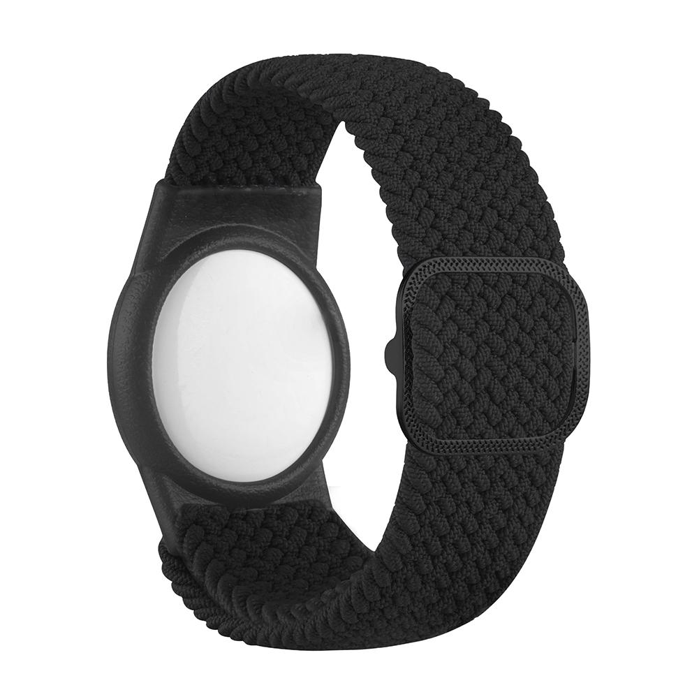 

Wristband Shockproof Protective Cover Shell TPU Protective Case Anti-Scratch Watch Strap Bracelet for Air Tag GPS Tracker Holder чёрный