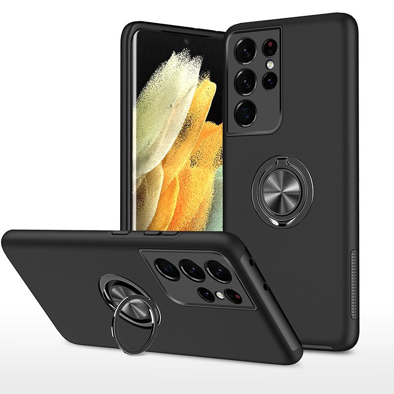 Suitable for Samsung S25 Ultra Magnetic Suction Bracket Anti Fall Mobile Phone Case A53 Hidden God Ring Protection Case