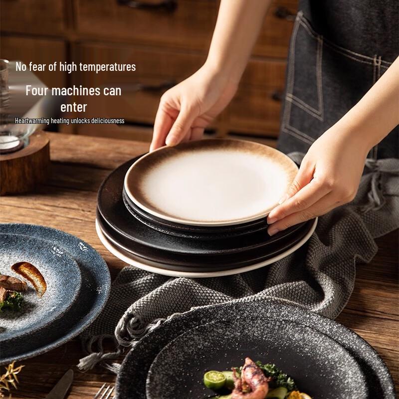 PINYU Underglaze Ceramic European Style Dinner Plate