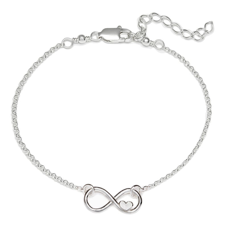 Kinitial Female Luckly 8 Heart Braceets Bohemian Charm Bracelet Jewelry Infinity Ankles Bracelets for Woman Engagement Jewelry