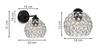 MODERN KNKIET LAMP ELEGANT CRYSTALS CHROME