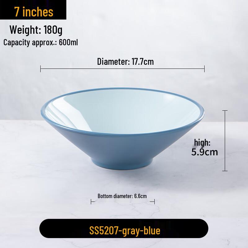 Conical Melamine Noodle Soup Bowl