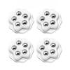 4Pcs Self Adhesive Casters Wheel 360 Degree Rotation Sticky Pulley Sliders Appliance Rollers for Kitchen Appliances
