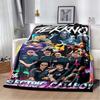 Coperta Peluche Banda Electric Callboy, Per Fan di Musica Rock Roll, Adatta per Soggiorno e Camera da Letto, Calda e Morbida.