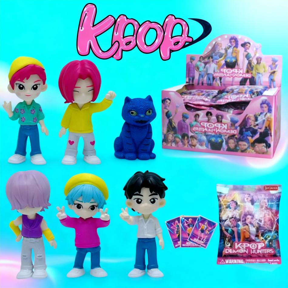 K-Pop Dämonenjäger Anime Figur Rumi Mira Zoey Sussy Puppen Tasche Mystery Box Dekoration Kinder Weihnachtsgeschenk