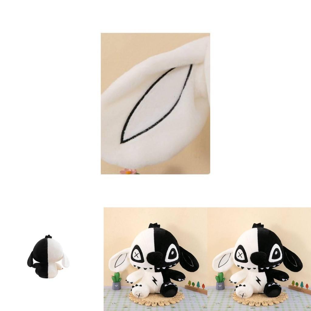 Adorable Dark Elf Stitch Plush Toy Soft Doll For Birthday Gift And Cozy Pillow