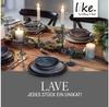 Villeroy & Boch Lave Gris Yemek Takımı, 4 Parça (10-4259-8548)