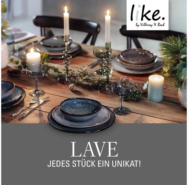 Villeroy & Boch Lave Gris Yemek Takımı, 4 Parça (10-4259-8548)