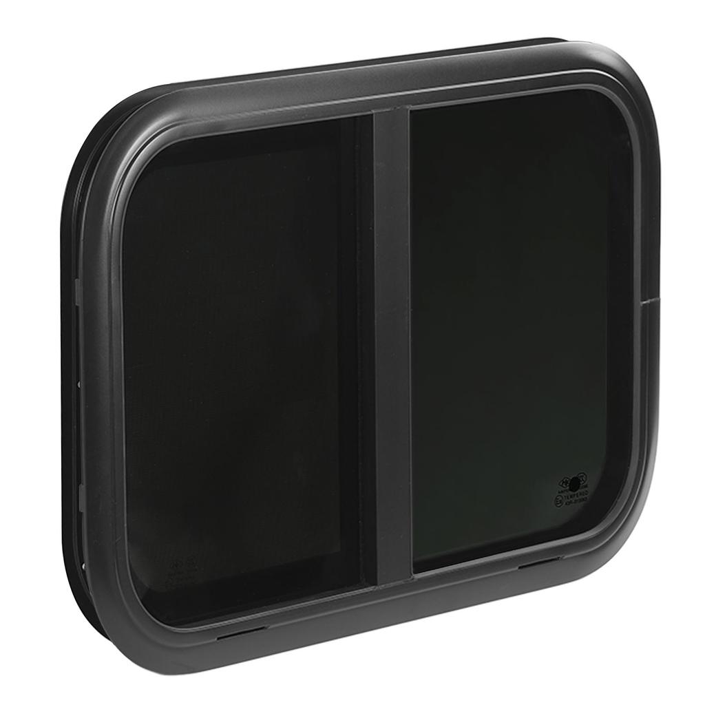 RV Window UV Protection Insect Screen Black Perfect Seal RV Sliding Window Universal for Caravan Camper Trailers