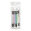 5pcs Multi-functional Silicone Nail Art Pens for Embossing, Painting, Carving, and Smearing.