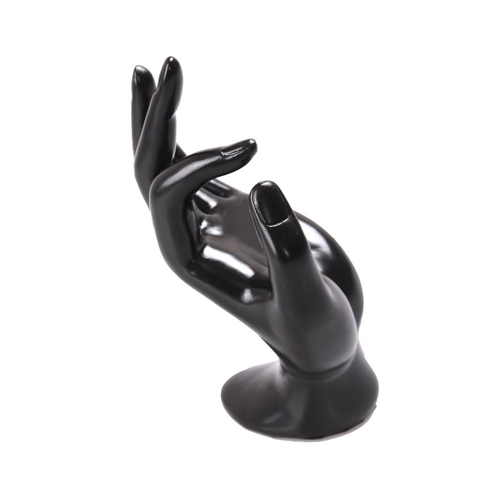 Black Mannequin OK Hand Finger Jewellery Glove Ring Bracelet Display Stand Holder Jewelry Bracelet Display Stand