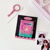 Snap Closure Mini Photo Album Keychain Card Storage Album New Idol Card Organizer