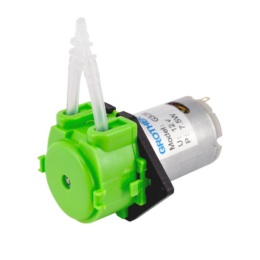 Cicha Mini Pompa Wodna Samozasysająca, Perystaltyczna Przepływ Prostoliniowy, 12V/24V