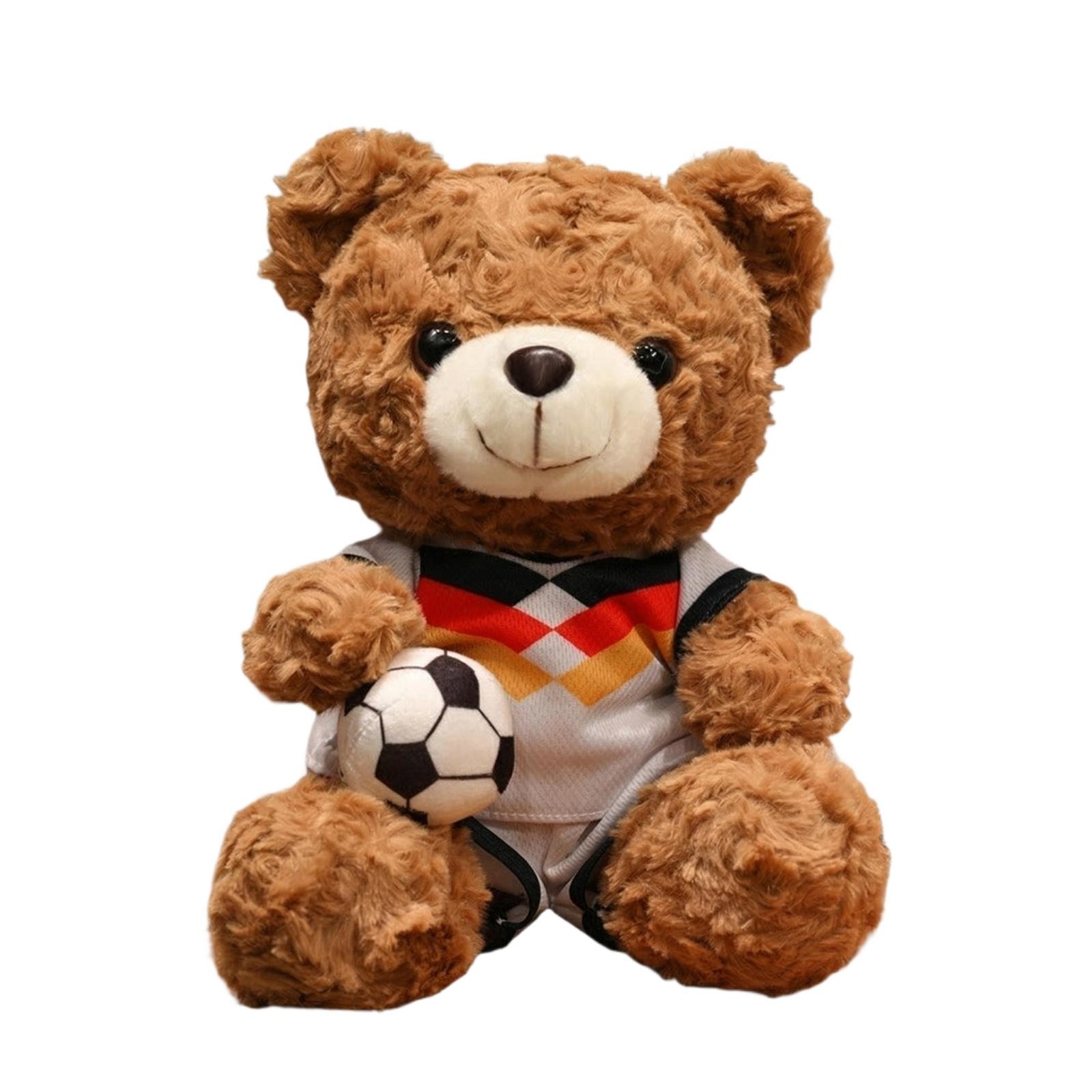 

Bear Figurine Football Themed Plush Toy One Size