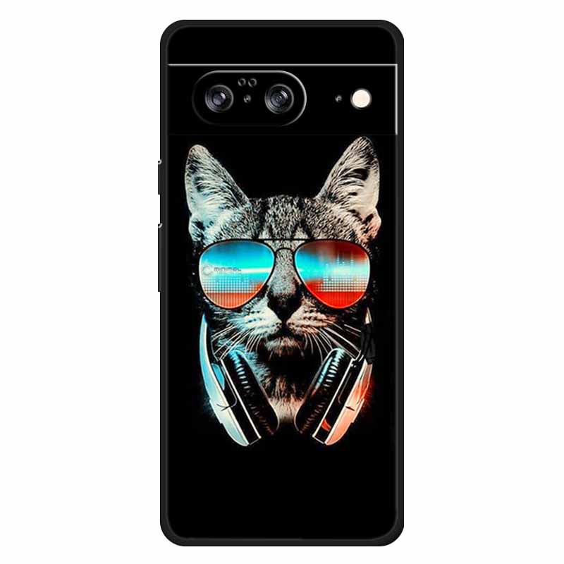 Für Google Pixel 8 / 8pro Hülle Weiches Silikon Löwe Eule Luxuriöse Rückabdeckungen Für Google Pixel 8 Pro Hüllen Pixel8 Cartoon Schalen