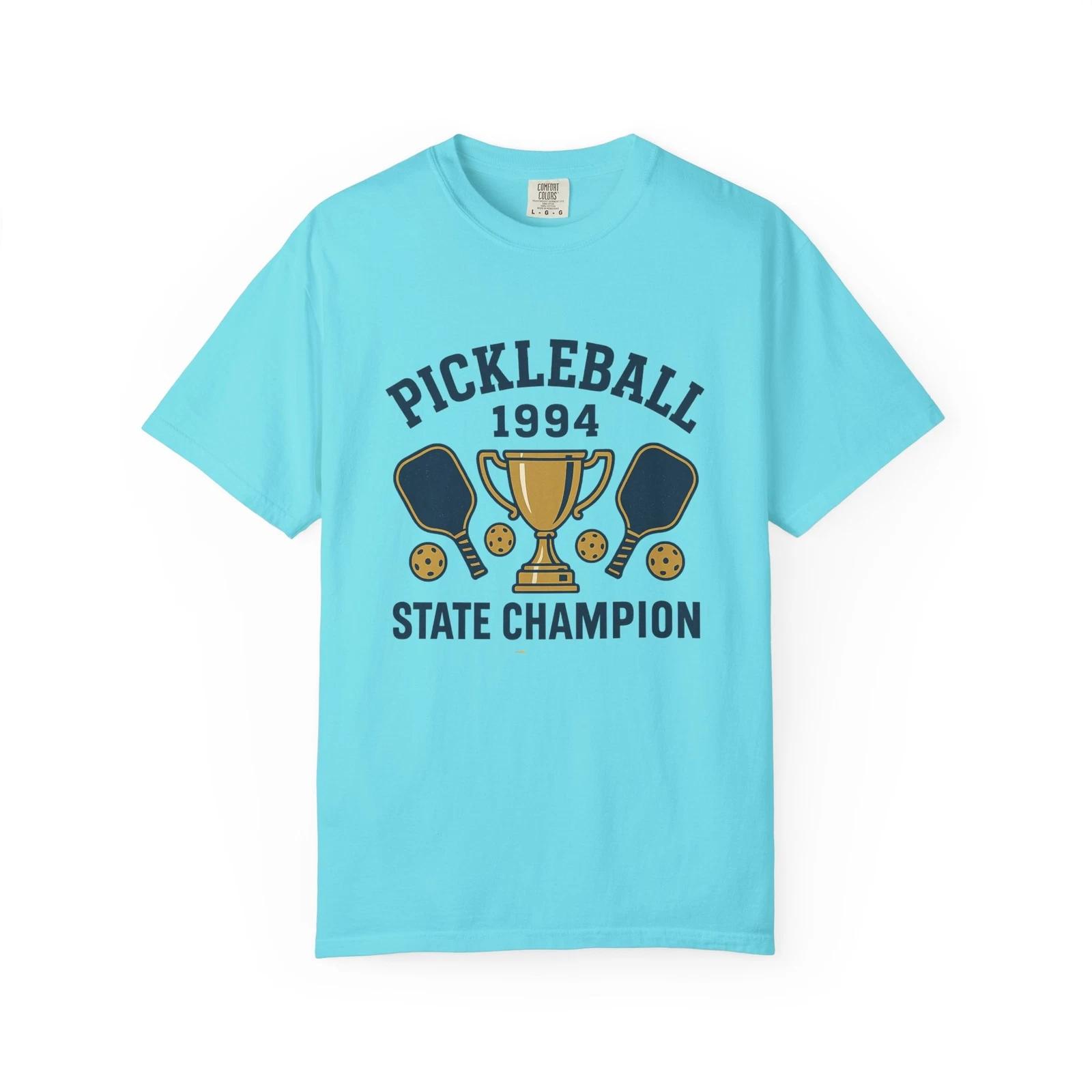 Pickleball Champion T-Shirt, Unisex Garment-Dyed Tee - Fun Shirt for Gift 3XL