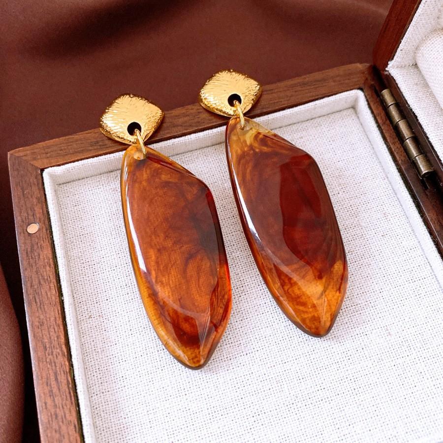 Silver Needle Diamond Oval Pendant Fringed Earrings Medieval Vintage Court Style Stud Earrings Light Luxury Retro Earrings