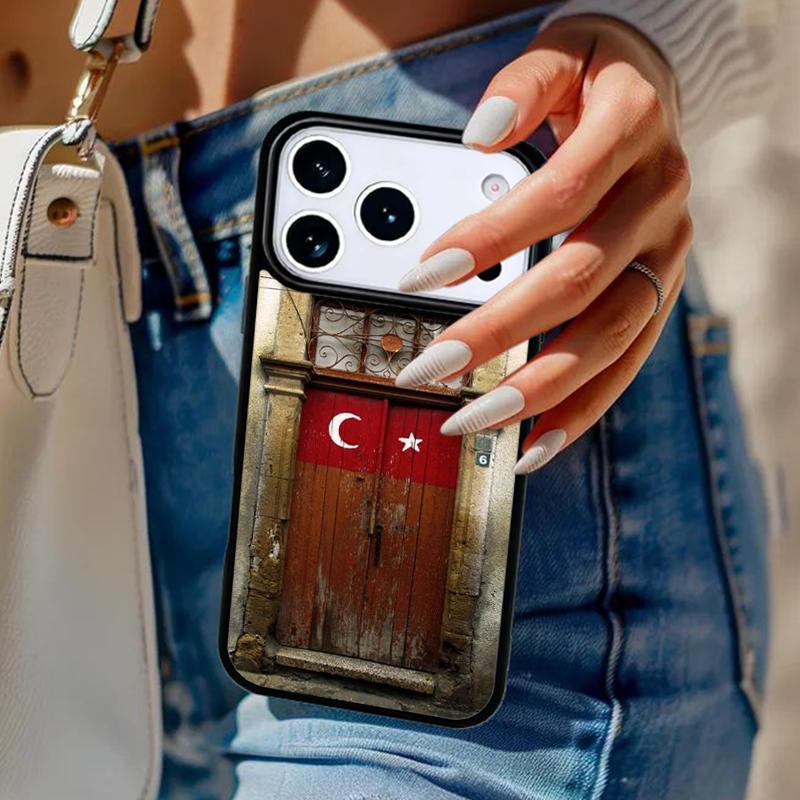 Turkei Turkey Ataturk Flag Banner Phone Case For iPhone 17 Air 14 15 13 12 Max Cover For Apple 16e 11 Pro Max Plus Coque