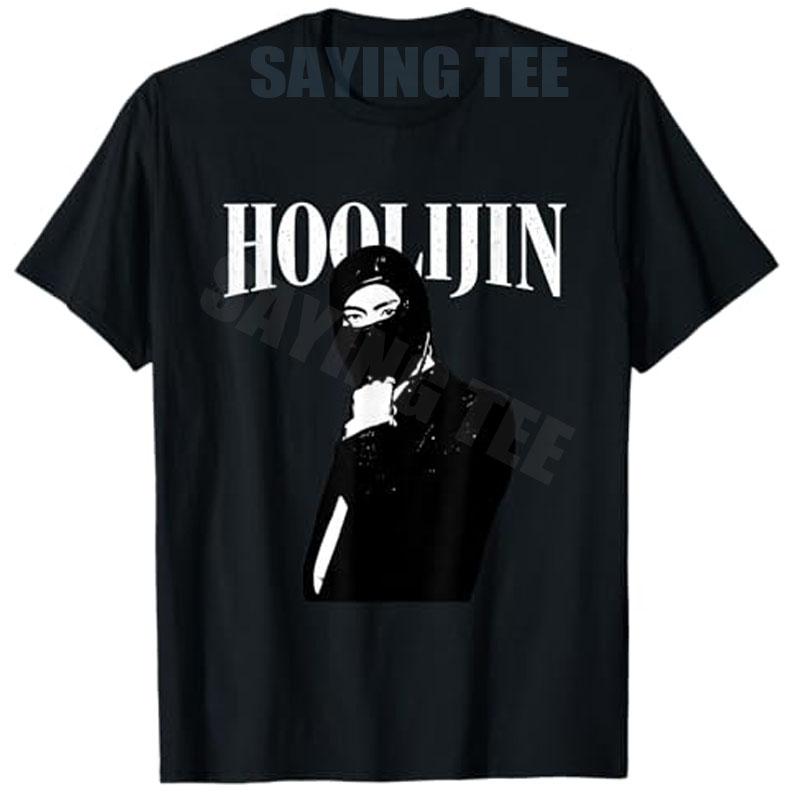 HoolijinHooligan Jin TShirt Y2k Kpop Fashion Music Lover Graphic Apparel Fashion Harajuku Kawaii Tshirt Womens Y2K Clothing S