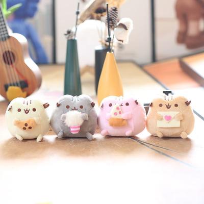Cute Cute Kitten Pendant Plush Toy Doll Kitten Schoolbag Hanging Decoration Keychain Doll Doll