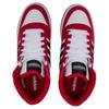 Adidas BREAK START Non-slip Wear-resistant Shock Absorption Mid-Top Basketball Shoes Men's White Red Sneakers JI3405