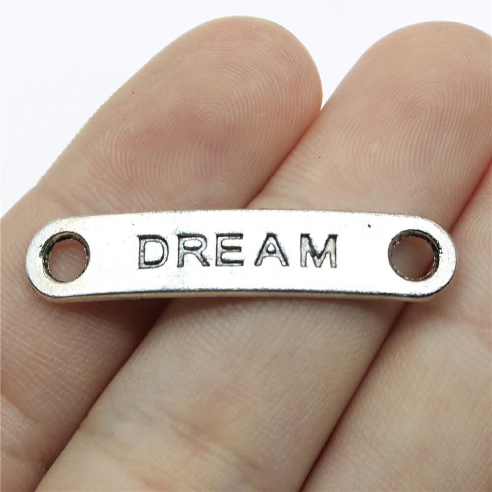 10 Stück LOVE FAITH HOPE SISTER DREAM BEST BELIEVE JOY Verbinder Anhänger Für Schmuckherstellung DIY Bastelbedarf