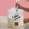 Round Cake Pan Liner Stand Nontoxic Plastic Cake Cream Frosts Forming Mold Set For Dessert Pastry Baking Supplies
