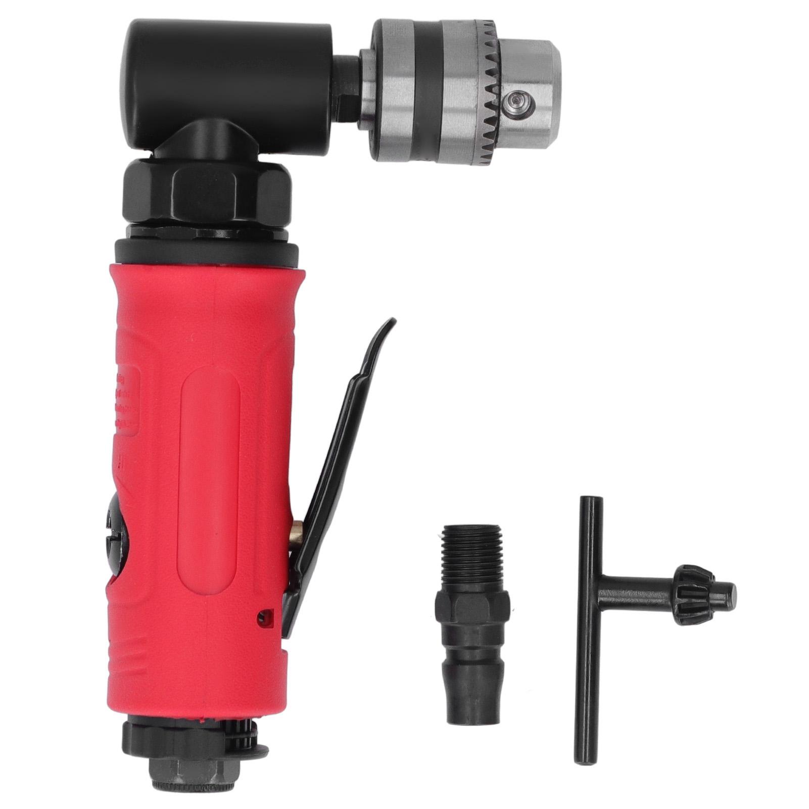 

Industrial Air Drill Mini 14in Zinc Alloy 90 degrees Elbow Pneumatic Drill for Tight Area