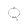 Pandora 925 Sterling Silver Bangles Women's Pink ZT-0046