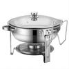 Stainless Steel Round Chafing Dish with Hangable Heat Preservation Container