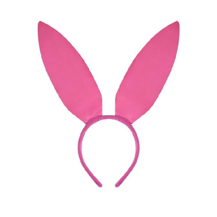 Frauen Mädchen Hasenohren Stirnband Kragen Fliege Manschette Häschen Schwanz Osterhasen Kostüm Set für Halloween Cosplay Party