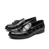 Men’s Tasseled Loafer Dress Formal Business Shoes Wingtip Tuxedo Wedding Blazers Saddle Shoes Large Size