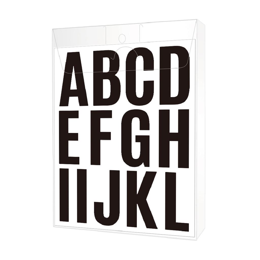 2 Inch Waterproof Letter Stickers For Journal DIY Number Symbol Decals Car Mailbox Decoration