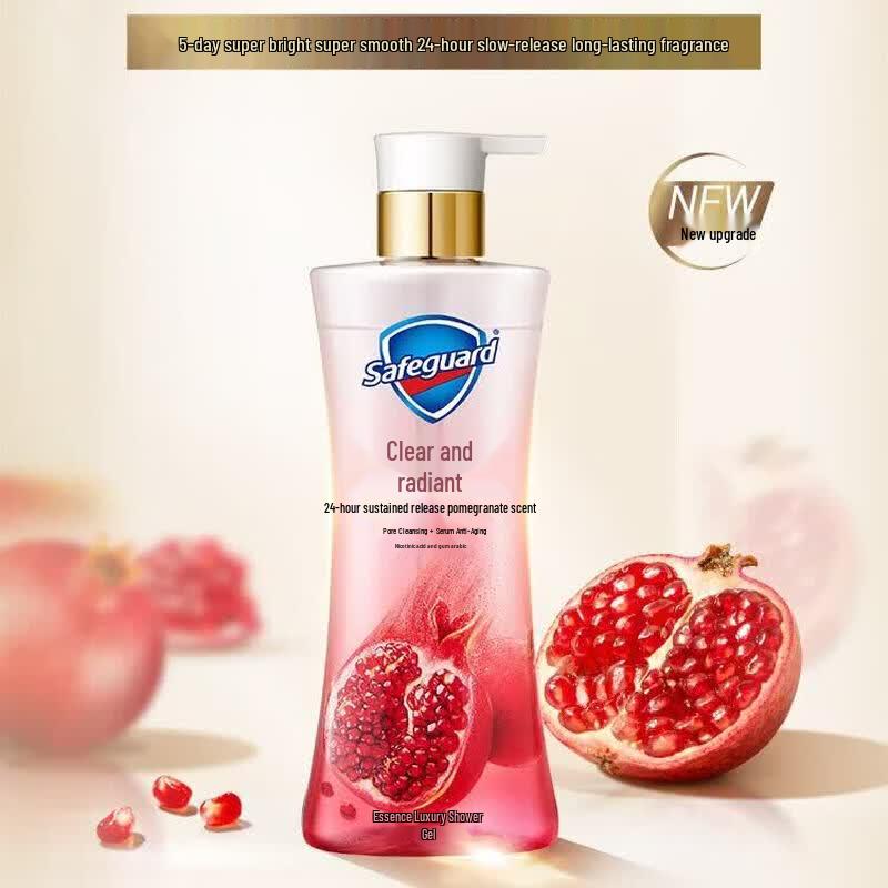 Safeguard Clear Gel Shower Gel, Pomegranate Scent