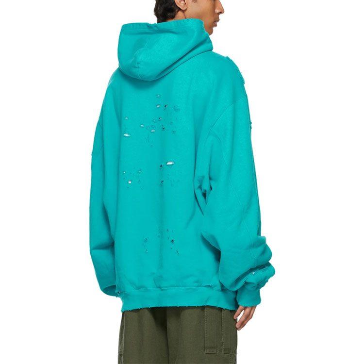 Balenciaga Sweatshirt Loose Fit Men's Sky Blue 659403TKVB64661