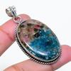 Natural Tourmaline Gemstone Handmade 925 Sterling Silver Pendant 2.17" AP-15119
